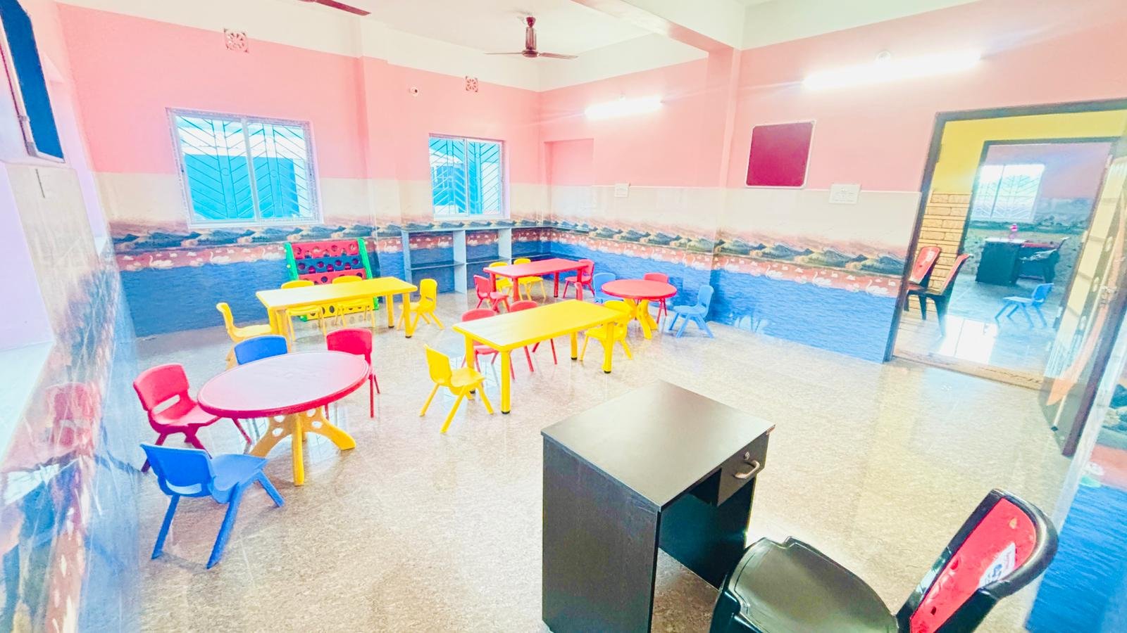 Outdoor play area at Orchid Kindergarten